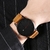 Simples relógio de quartzo homem moderno relógio de pulso do esporte militar pulseira de couro calendário - comprar online