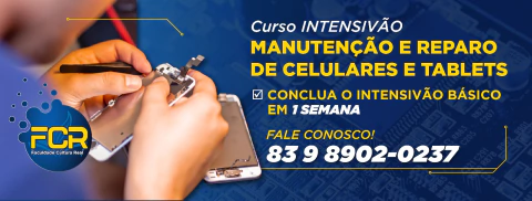 INTENSIVÃO - CURSO BÁSICO EM MANUTENÇÃO E REPAROS DE CELULARES - comprar online