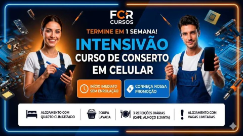 CURSO INTENSIVÃO DE conserto em CELULARES