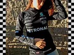 POLERA TERMICA MERCEDES F1 2023 TEAM HAMILTON RUSSELL REPLICA NOMEX - tienda online