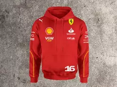 BUZO CANGURO FERRARI F1 2024 TEAM LECLERC SAINZ en internet
