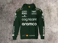 CAMPERA FRIZA INVISIBLE ASTON MARTIN F1 2023 FERNANDO ALONSO BUZO ANTIFLAMA