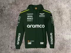 CAMPERA FRIZA INVISIBLE ASTON MARTIN F1 2024 FERNANDO ALONSO BUZO ANTIFLAMA