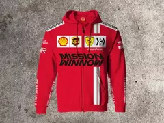 CAMPERA FRIZA INVISIBLE LECLERC SAINZ FERRARI F1 2021 BUZO ANTIFLAMA