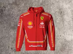 CAMPERA FRIZA INVISIBLE LECLERC SAINZ FERRARI F1 2024 BUZO ANTIFLAMA en internet