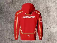 CAMPERA FRIZA INVISIBLE LECLERC SAINZ FERRARI F1 2024 BUZO ANTIFLAMA - Dinasty