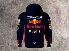 CAMPERA FRIZA INVISIBLE RED BULL F1 2023 TEAM VERSTAPPEN PÉREZ BUZO ANTIFLAMA - comprar online