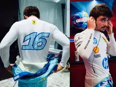 POLERA TERMICA FERRARI F1 GRAN PREMIO MIAMI 2024 LECLERC SAINZ REPLICA NOMEX ¡EDICIÓN ESPECIAL! - Dinasty