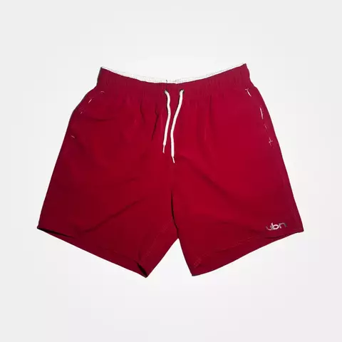 Short Tactel - Coleção Copacabana - Vermelho