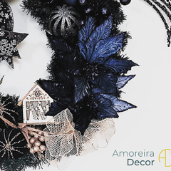 Guirlanda Natal Amoreira Decor Azul 50cm - comprar online