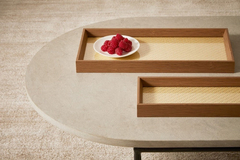 Bandeja Mdf Rattan Mart 45 cm - comprar online
