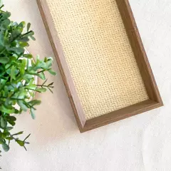 Bandeja Mdf Rattan Mart 45 cm - AMOREIRA DECOR
