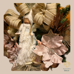Guirlanda Anjo Branco e Dourado Amoreira Decor na internet