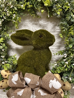 Guirlanda de Páscoa Coelho Verde Amoreira Decor 60 cm - AMOREIRA DECOR