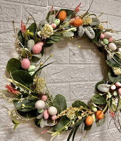 Guirlanda de Páscoa Amoreira Decor Ovinhos 50cm - comprar online