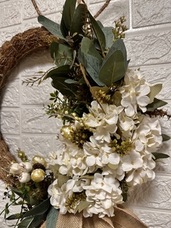 Guirlanda de Páscoa Amoreira Decor Orelhas 50 cm - AMOREIRA DECOR