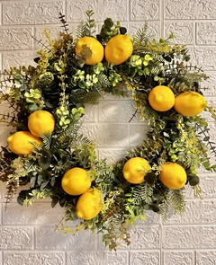Guirlanda Limão Siciliano Amoreira Decor 60cm