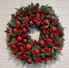 Guirlanda de Natal Amoreira Decor Berry’s 65cm