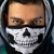 Máscara de caveira meia face bandana esqueleto esqui motocicleta motociclista b na internet