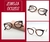 TR90 material armação de óculos de gato com lentes planas e pernas de óculos - comprar online