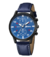 Relógio masculino com pulseira de couro, design retrô, marca superior, 2021, r