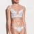 Alta qualidade bordado francês lingerie sexy mulher fina profunda v push up tra na internet