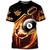 Camiseta masculina de verão bilhar no.8 preto bola 3d impressão de alta qualid - comprar online