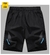 Calções de corrida de secagem rápida masculino, fitness, preto, desportivo, t - comprar online