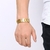 Pulseira vinterly de aço inoxidável para homens, pulseira magnética de germâ - comprar online