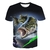 Camiseta de impressão 3d de pesca streetwear - loja online