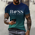 Camiseta gráfica estampada em 3D masculina - comprar online