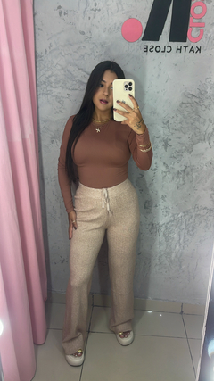 Calça tricô Nude