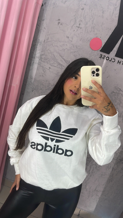Moletom adidas branca