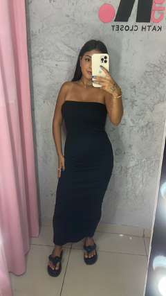 Vestido jade preto