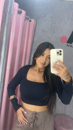 Cropped básico lisa - comprar online