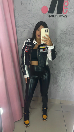 Leggings couro