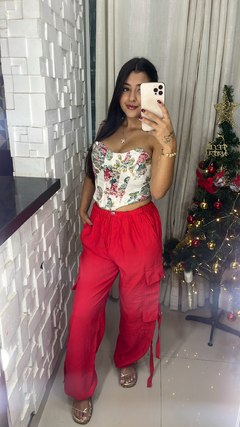 Calça vermelha