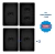 4 Tomadas Preta 2P+T 10A e 20A 250V com placa Habitat Black - Fame na internet