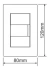 10 Interruptores Simples Horizontal Com Placa Suporte - FAME - LISFER DISTRIBUIDORA DE FERRAMENTAS LTDA