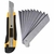 Estilete Largo com 2 laminas Extras + Jogo com 10 laminas refil - Eda