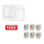 Kit 2 Placa 4x4 Com Suporte + 6 Tomadas 10a/250v - Fame na internet