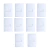 10 Interruptores Simples Horizontal Com Placa Suporte - FAME