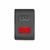 Conjunto Tomada Dupla 10a E 20a Vermelho Habitat Black Fame
