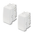 Kit com 2 Interruptores Módulos Paralelo 16A 250V - Fame