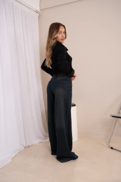 ART. 1631 | WIDE LEG DENIM OXIDE con cinto