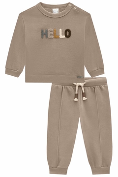 Blusão Manga Longa e Calça Jogger - comprar online