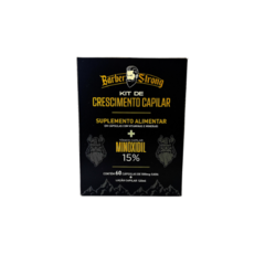 KIT BARBER STRONG 60 CAPS + 120 ML LOCAO