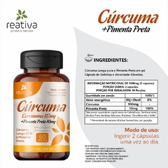 CURCUMA COM PIMENTA PRETA 60 CAPS - SupremaVit