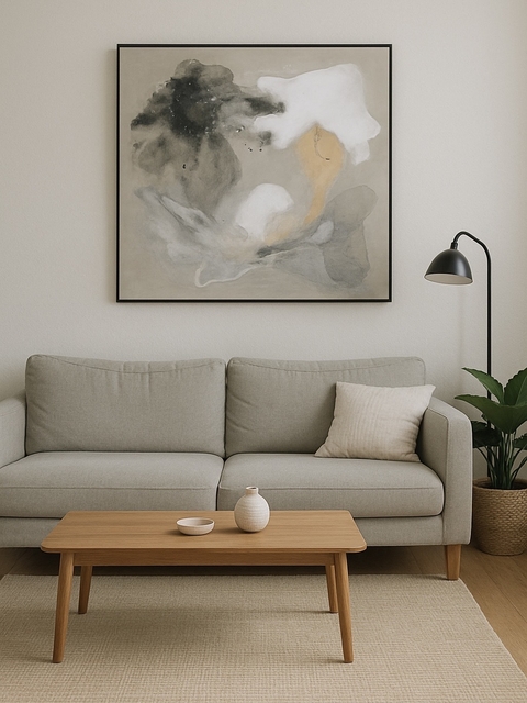 lago | 100x 100 cm | enmarcado - comprar online