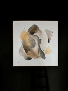 rocas | 100x 100 cm | enmarcado - comprar online